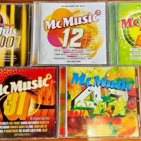 Mc Music Musikk CD-er 🔥som ny!!