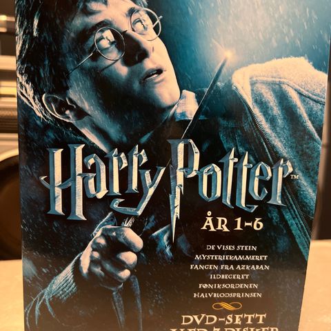 Harry Potter DVD sett 7 disker