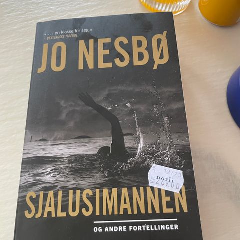 Sjalusimannen og andre fortellinger. Forfatter Jo Nesbø