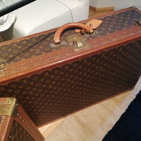 Kofferter Louis Vuitton, vintage, 2 stk, gi bud.