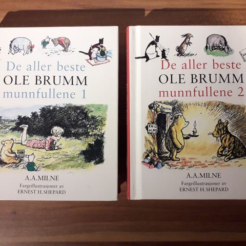 Ole Brumm Munnfullene 1 & 2 (2002/Gyldendal)