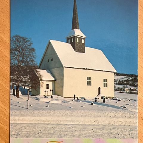 Follebu kirke - Ubrukt kort - Normann