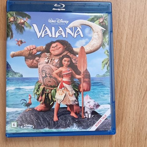 Vaiana på Blu-ray selges