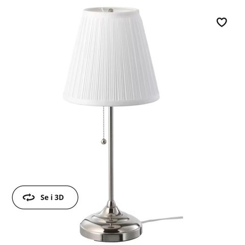 Bordlampe i fra Ikea model Årstid