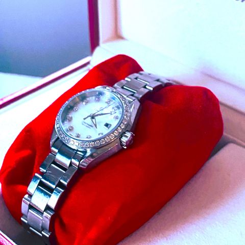 Omega Seamaster Aqua Terra with diamonds