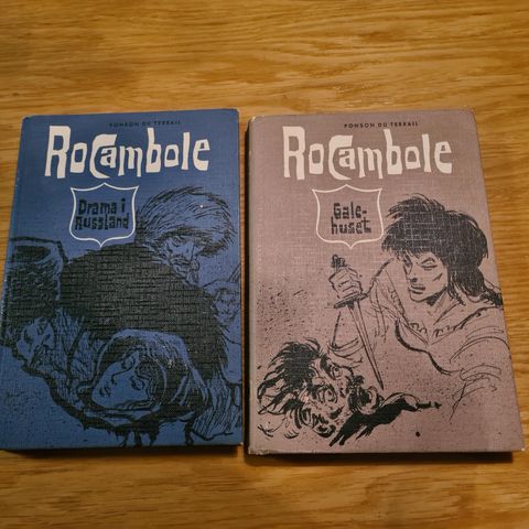 Rocambole bøker fra 1960 tallet