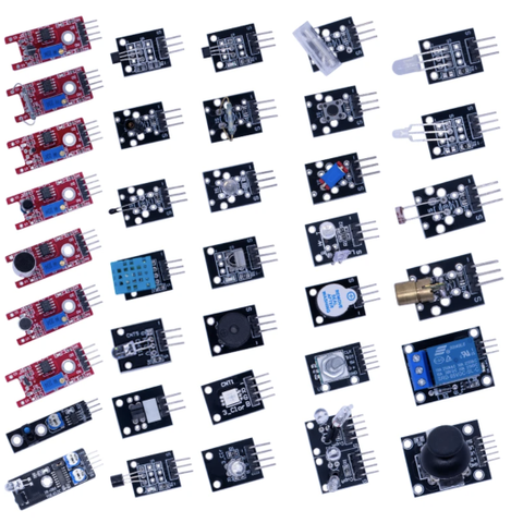 Sensor kit for Arduino - 37 sensor moduler