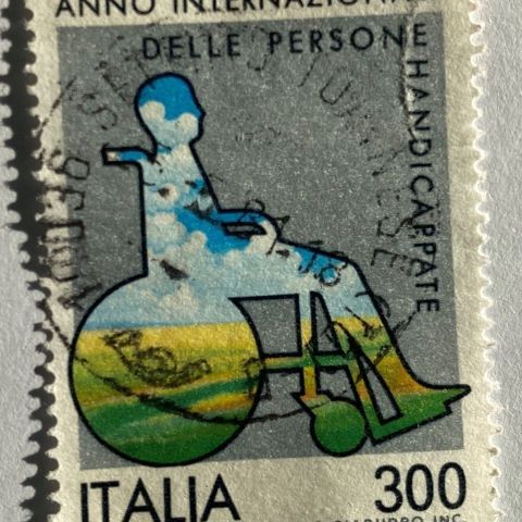 Italia 1981  FNs Internasjonale handicapår  AFA 1638  Stemplet
