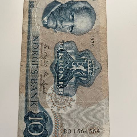 1979. Ti kroner