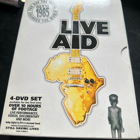 Live aid 1985 dvd box