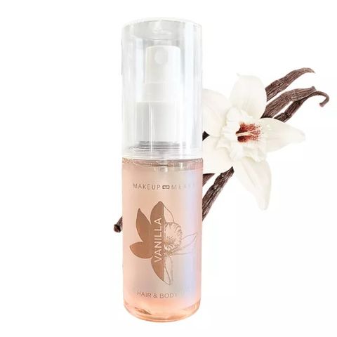 Vanilla hair & body mist fra Makeup Mekka - ny