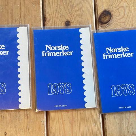 Norske frimerker 1978