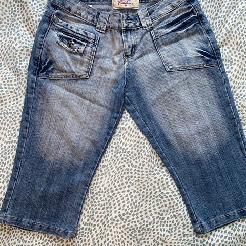 retro tidlig 2000 jeans shorts (899,- nypris) VINTAGE FISHBONE