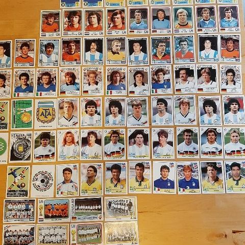 World Cup Story 1998 -119 stickers samlet. Maradona! Rossi! Beckenbauer!