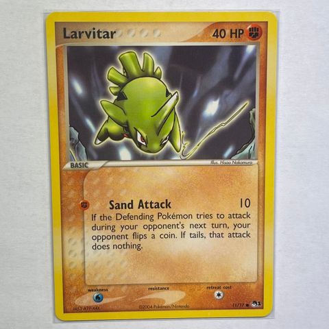 Pokemon Promo Kort Larvitar fra Pop series 1 - 2004