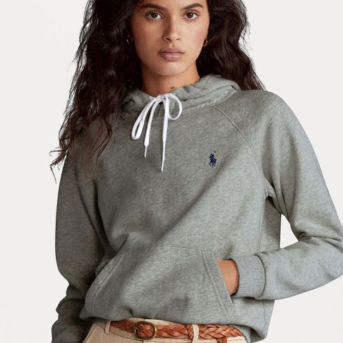 Polo Ralph Lauren grå hoodie hettegenser L