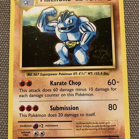 Machoke 58/108 Pokemon kort