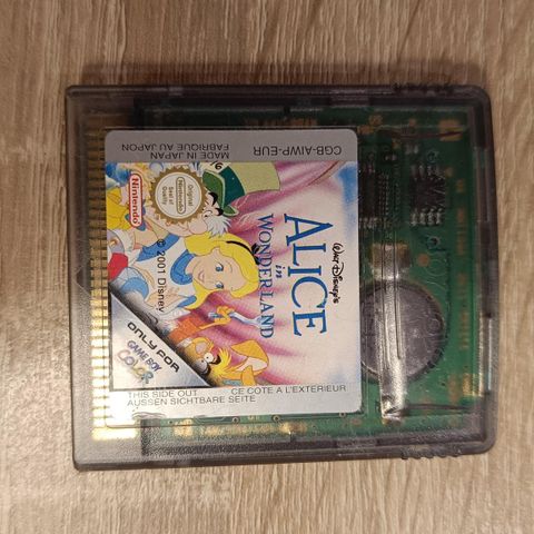 Alice in Wonderland Gameboy Color