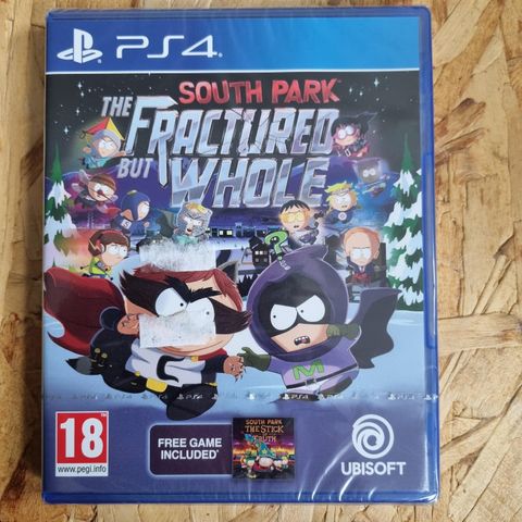 Uåpnet PS4 South Park The Fractured But Whole fortsatt forseglet