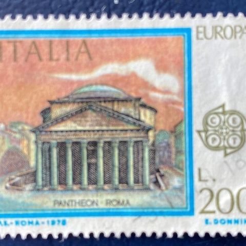 Italia 1978 Europamerke Pantheon Roma  AFA 1504 Stemplet