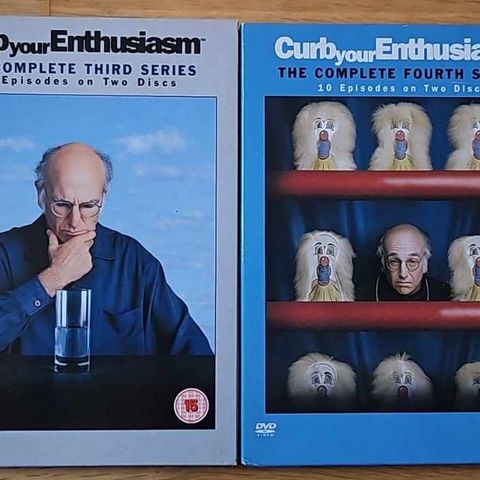 Curb Your Enthusiasm sesong 3 & 4 (DVD)