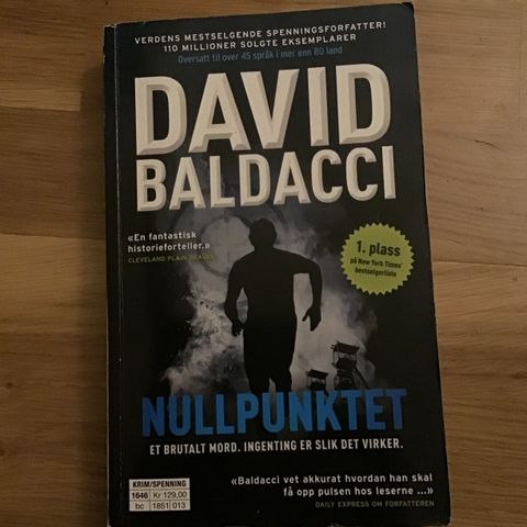 Pocketbok: David Baldacci, Nullpunktet