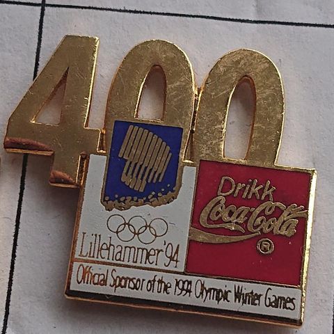 Coca cola nedtelling 400dg Lillehammer 1994 O