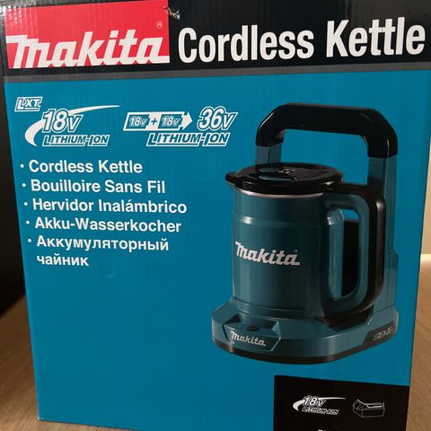 Makita Cordless Kettle (Vannkoker, batteridrevet)