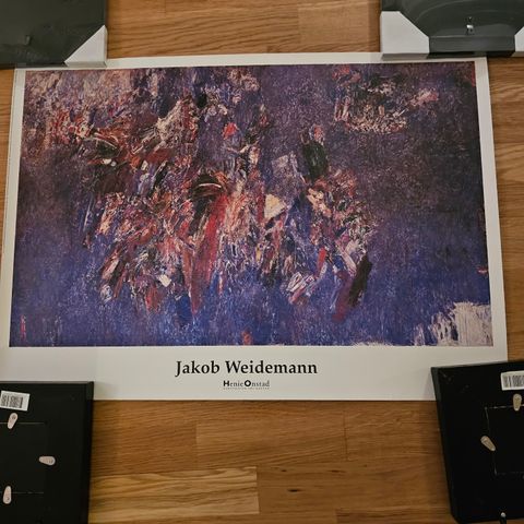 Kunstplakat uten ramme av Jakob Weidemann