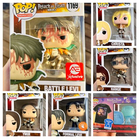 Funko Pop! Attack on Titan Anime Collection | Hajime Isayama Manga