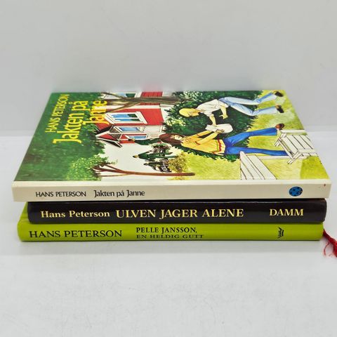 3 stk Hans Peterson hardcover bøker