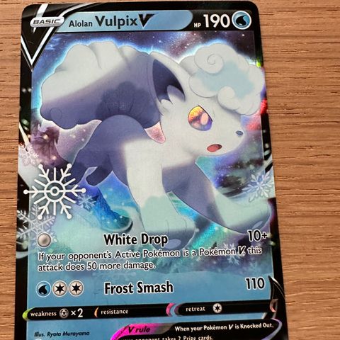 Pokemon kort Vulpix V