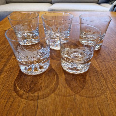 Whiskyglass fra Magnor villmark