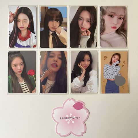 Kpop Girl Group Photocards