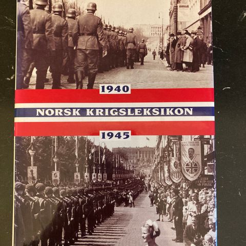 Bok: Norsk krigsleksikon utgitt i 1995