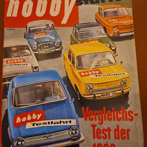 Hobby, Tysk bilmagasin 1962