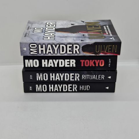 4 stk Mo Hayder pocket bøker