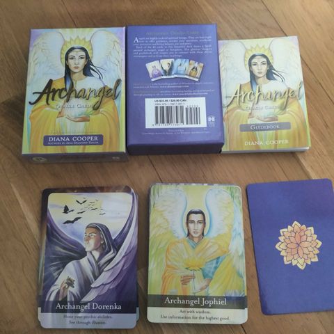 Archangel oracle cards by Diana Cooper