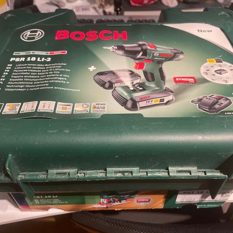 Bosch psr 18 boks