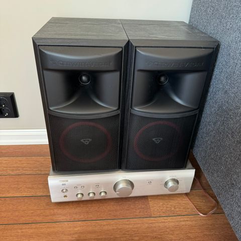 Cerwin-Vega XLS-6 med Denon PMA -500AE