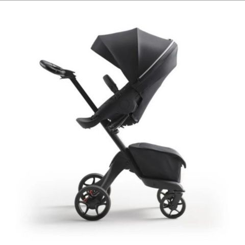 Stokke Xplory (2022) + stellebag, regntrekk, vognpose m.m