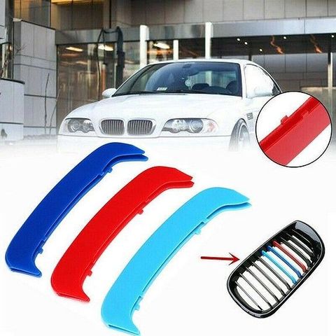 Grill strips / grill styling BMW M-sport styling BMW 3-serie E46