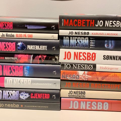 17 bøker av Jo Nesbø