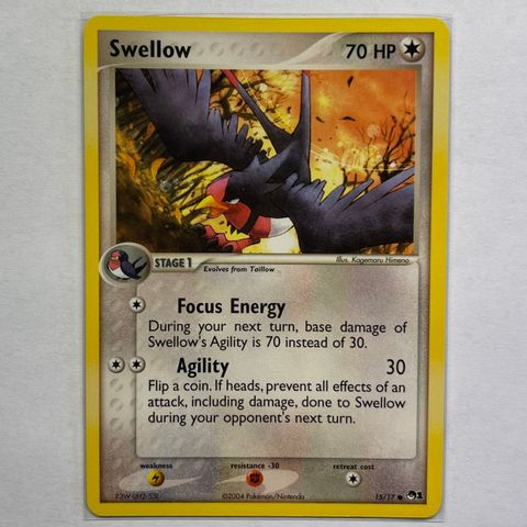 Pokemon TCG Promo kort - Swellow - Pop series 1 - 2004