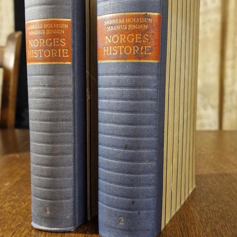 Norges Historie Bind 1 & 2 (1949) Andreas Holmsen