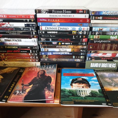 Liten DVD samling