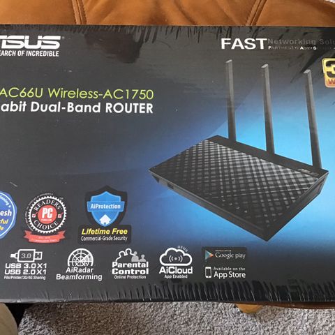 ASUS RT-AC66U Wireless-AC 1750 Router, NY