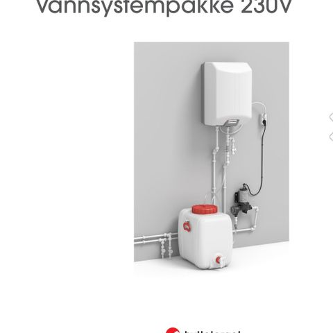 Vannsystempakke 230V