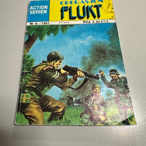 «Action serien» Operasjon flukt - nr. 6 1981