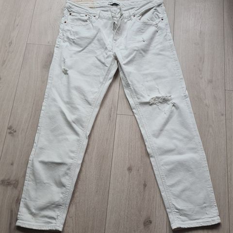 hvit jeans Zara